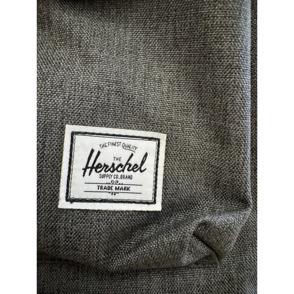 Herschel Supply Co Heritage Backpack Raven Crosshatch Grey Laptop Sleeve Bag